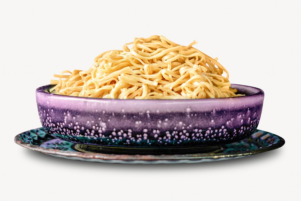 Noodles isolated image