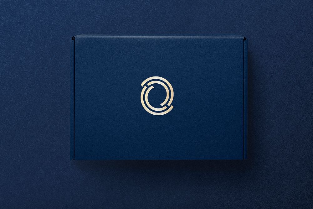 Kraft box, luxury product packaging psd