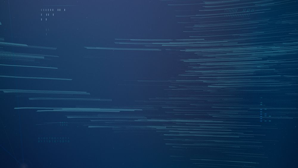 Digital lines blue desktop wallpaper, smart technology