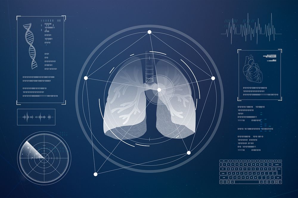 Lungs hologram, medical technology