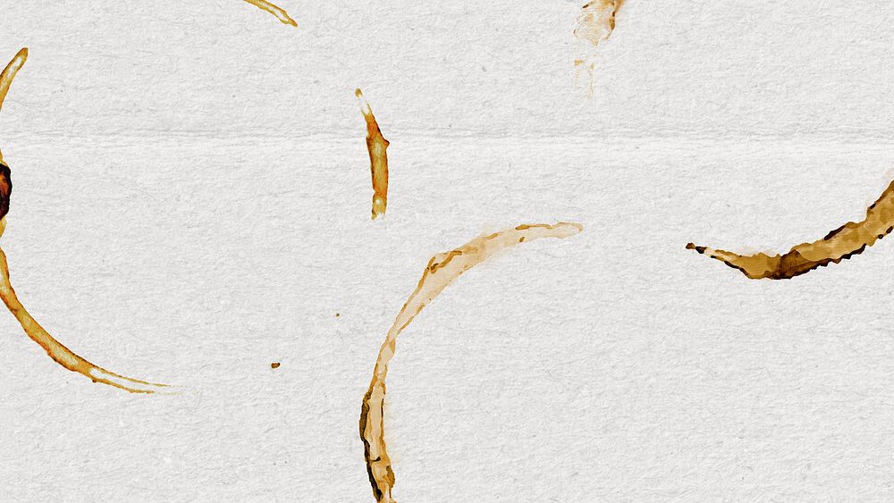 Coffee cup stain HD wallpaper, white paper background