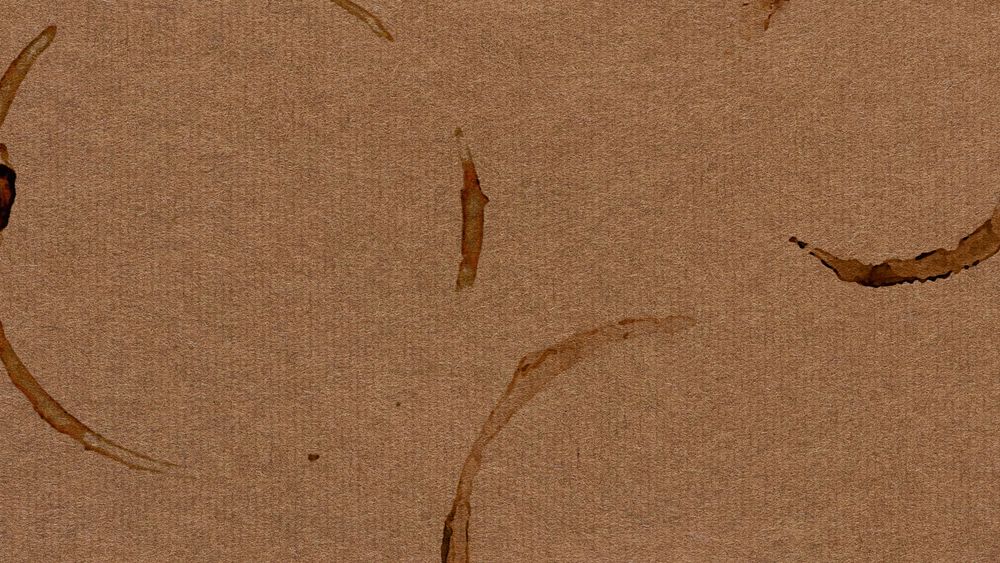 Coffee cup stain HD wallpaper, brown paper background
