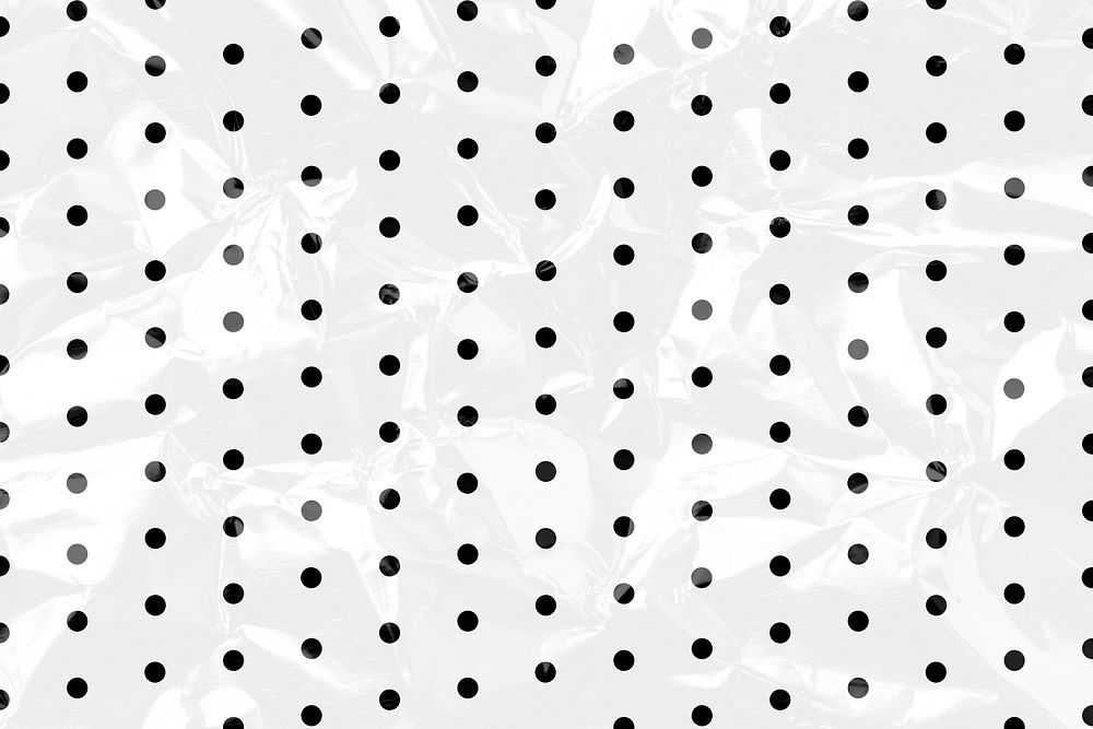 Black & white polka dots background