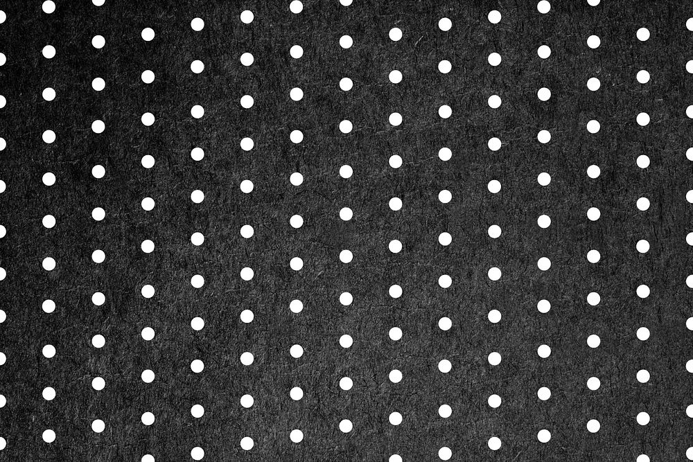 Black & white polka dots background