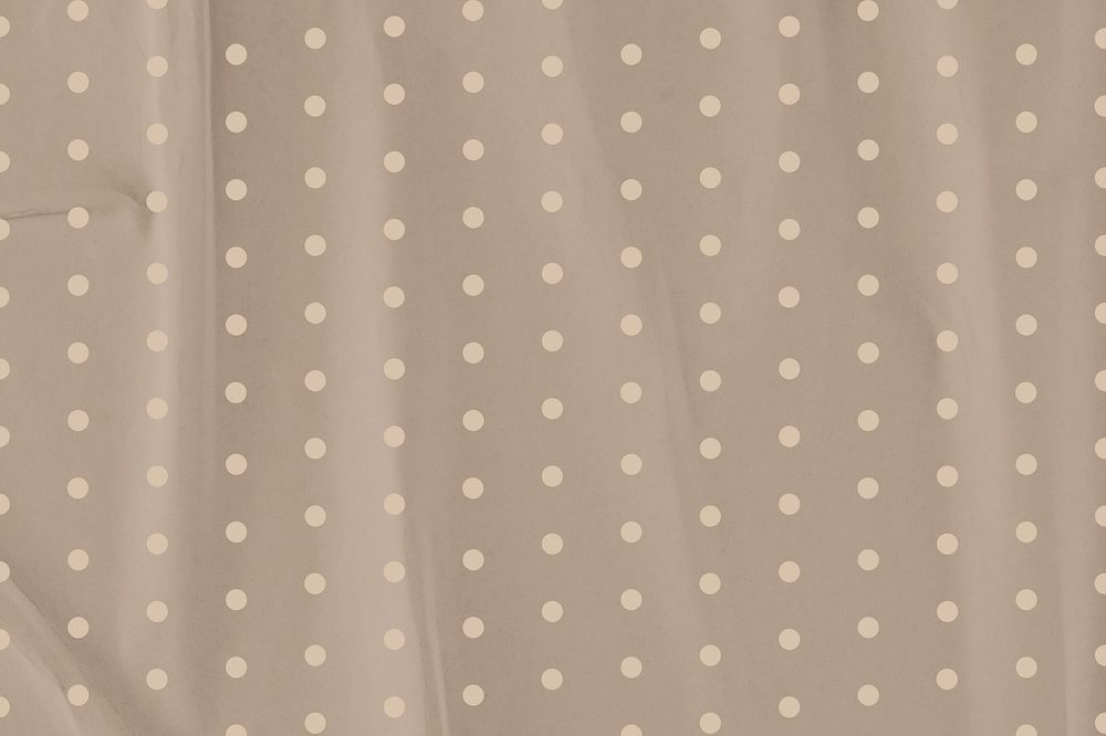 Brown polka dots background