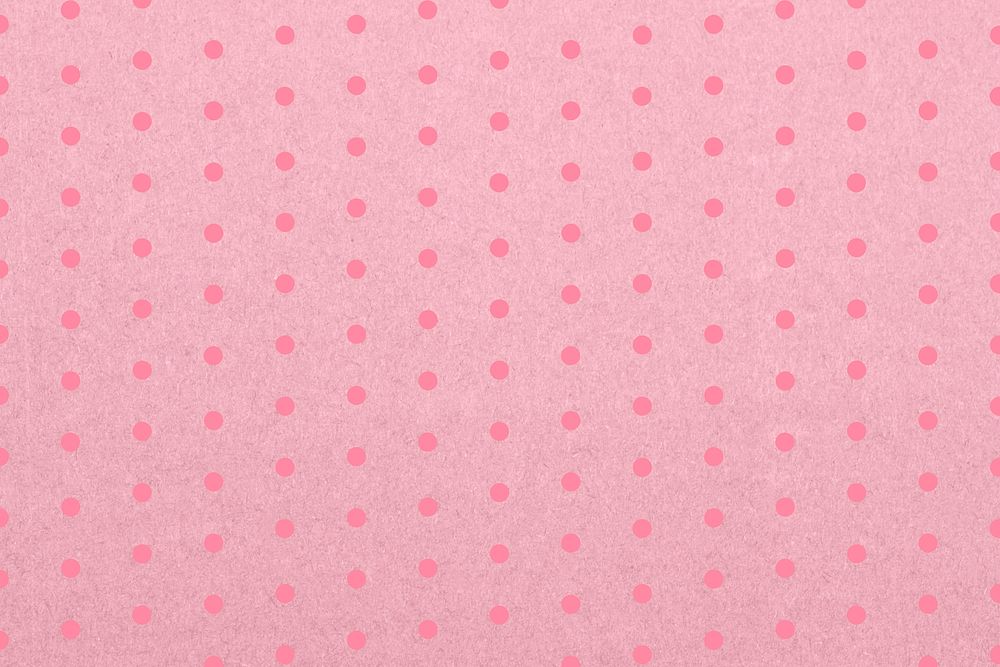 Pink polka dots background