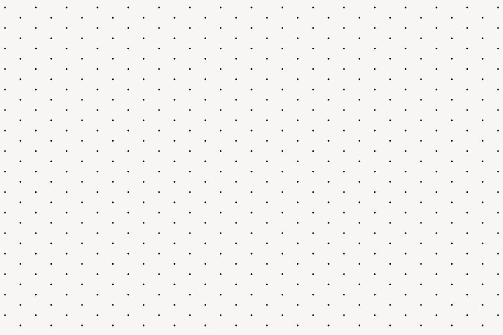 Black polka dots patterned background vector