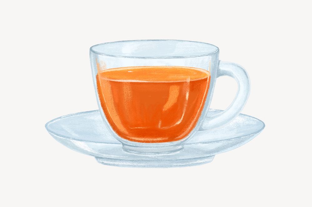 Hot tea, drinks & refreshment illustration