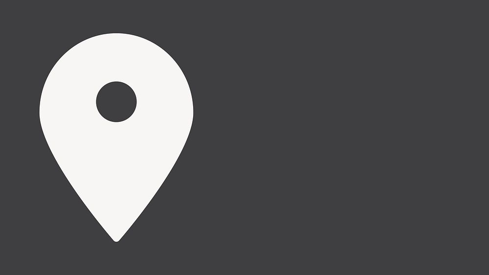 Black location pin frame HD Premium Vector rawpixel