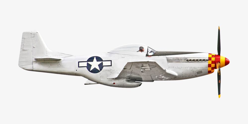 Propeller plane isolated image Free Photo rawpixel