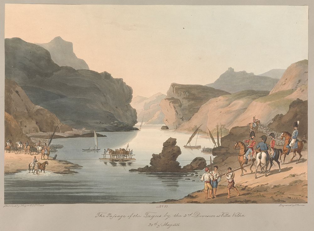 No. 11 The Passage of the Tagus by the 3rd Division at Villa Velha, 20 May 1811