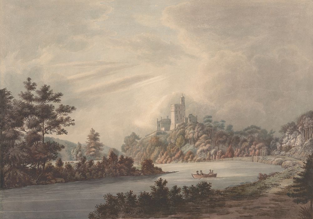 Landscape, Castle by a River by William Green