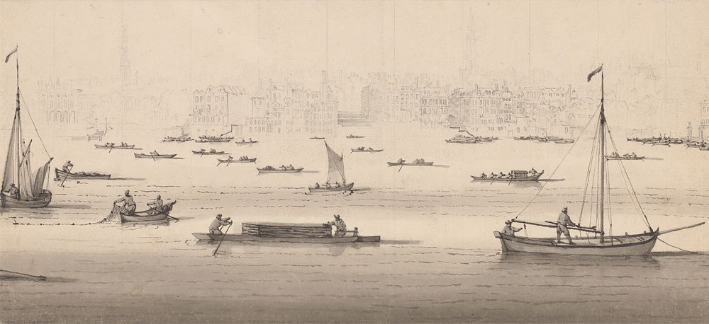 Fishing Boats by Francis Swaine