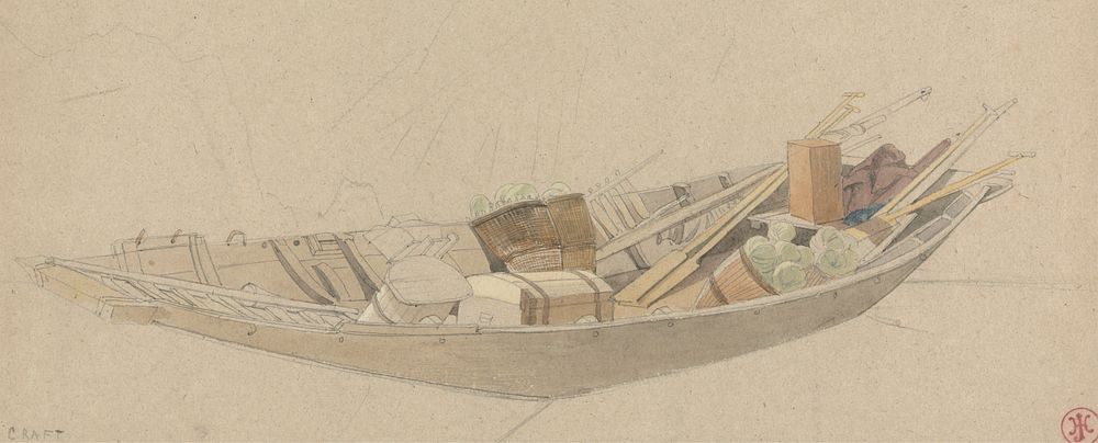 A Laden Boat by Harry John Johnson