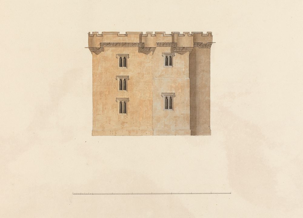 Cluny Castle, Aberdeenshire, Scotland Elevation Free Photo rawpixel