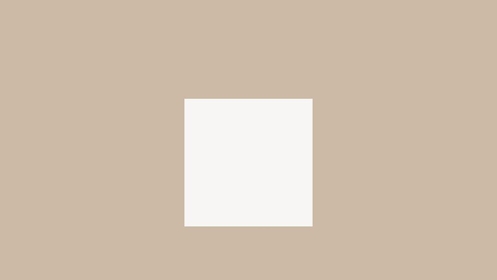 Brown square frame editable vector