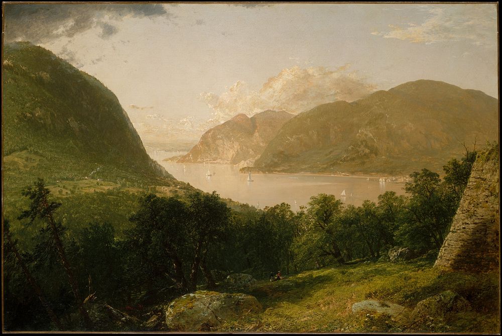 Hudson River Scene by John Frederick Kensett