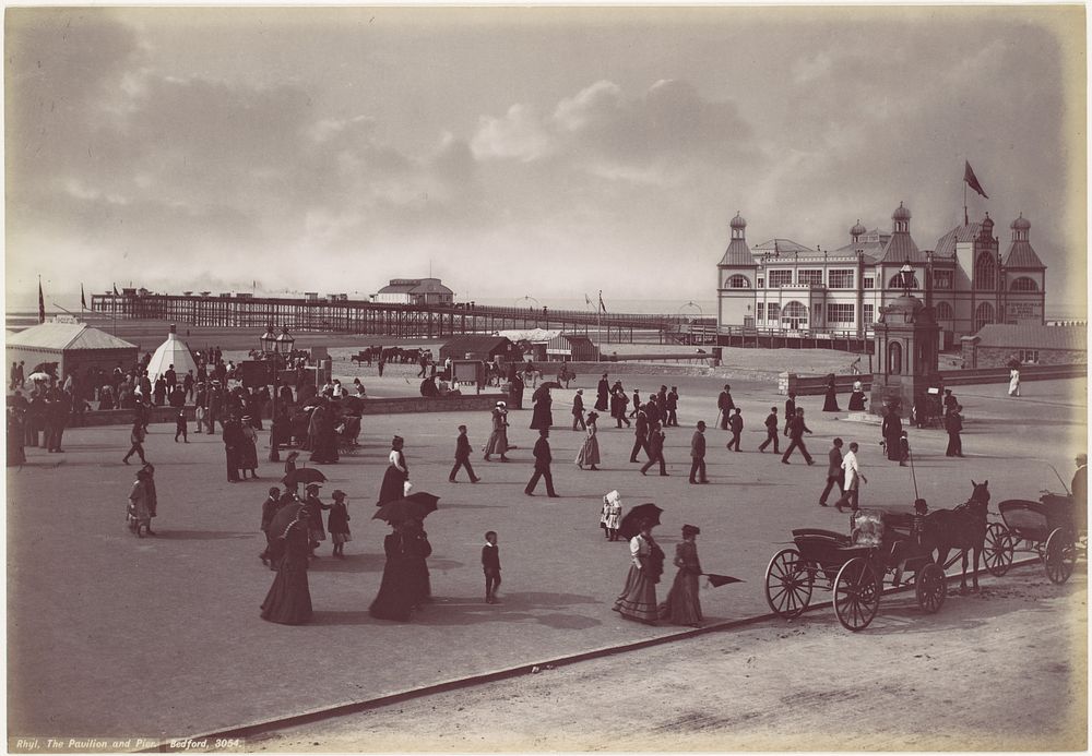 Rhyl. The Pavilion and Pier