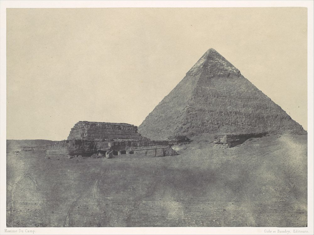 Égypte Moyenne. Pyramide de Chéphren