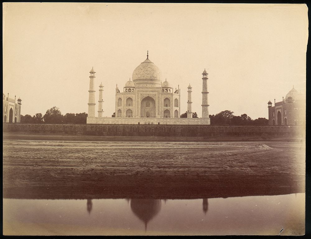 View of the Taj Mahal from the Jamuna, Agra