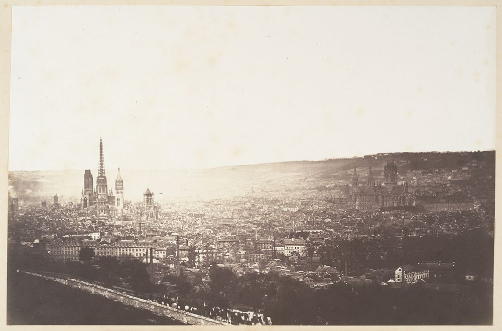 Vue générale de Rouen