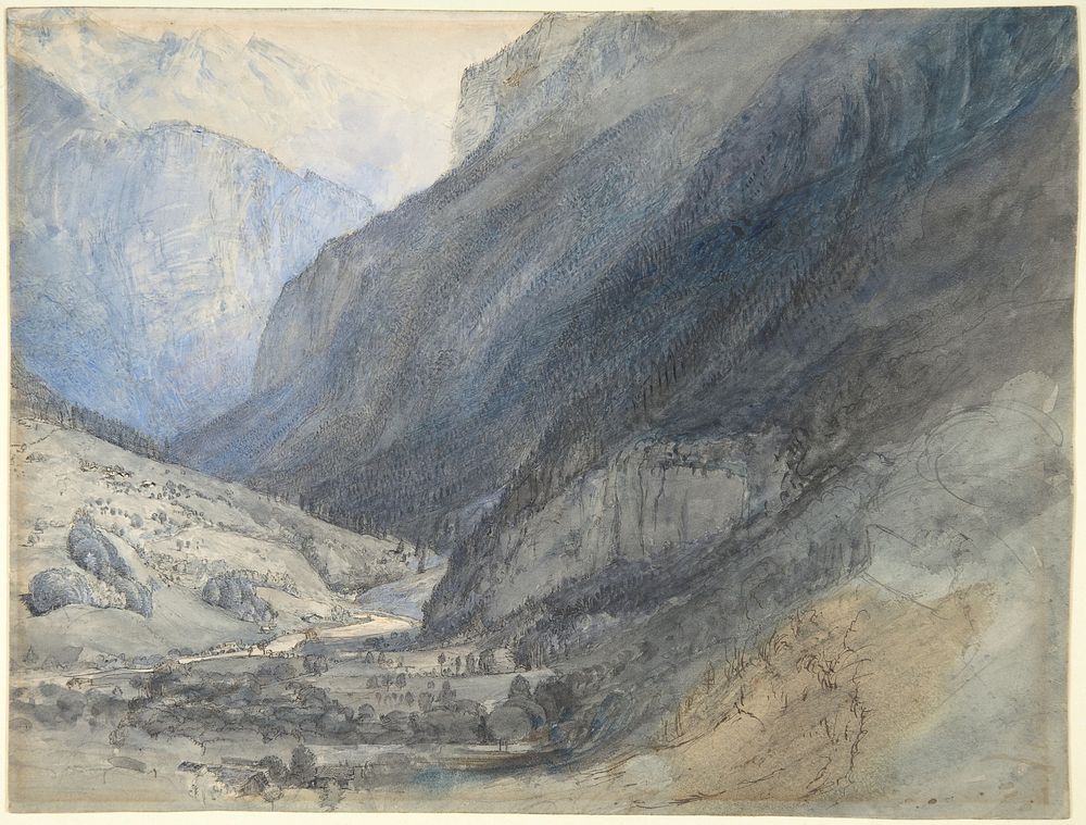 The Valley of Lauterbrunnen, Switzerland by John Ruskin