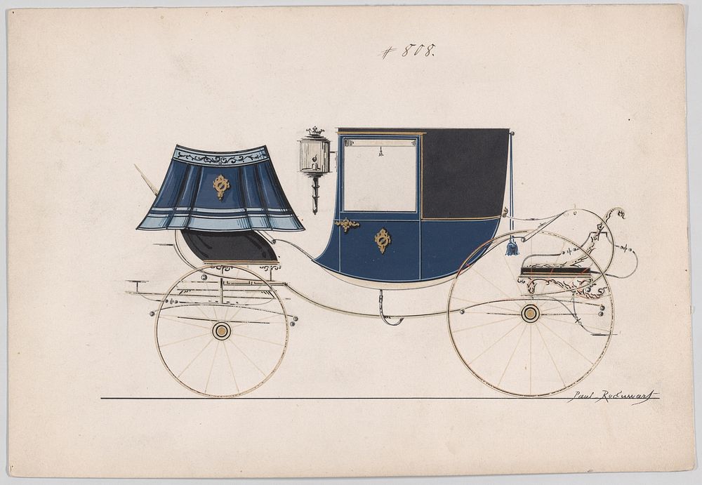 Design for Chariot,  no. 808