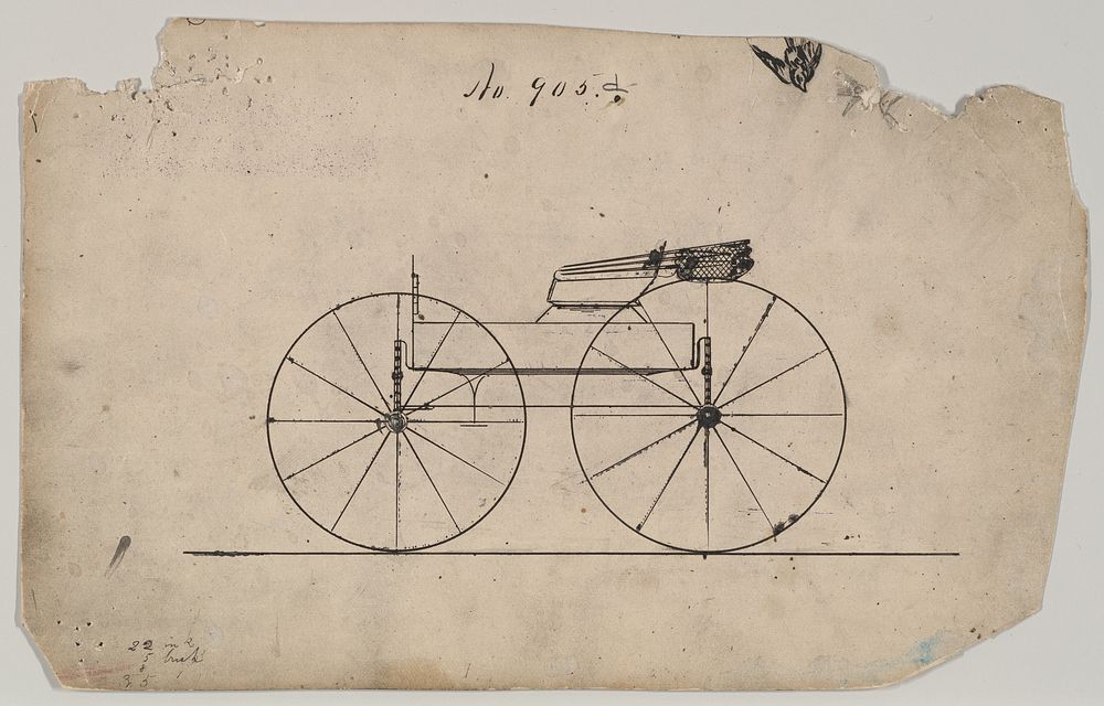 Design for Wagon, no. 905d, Manufacturer : Brewster & Co.