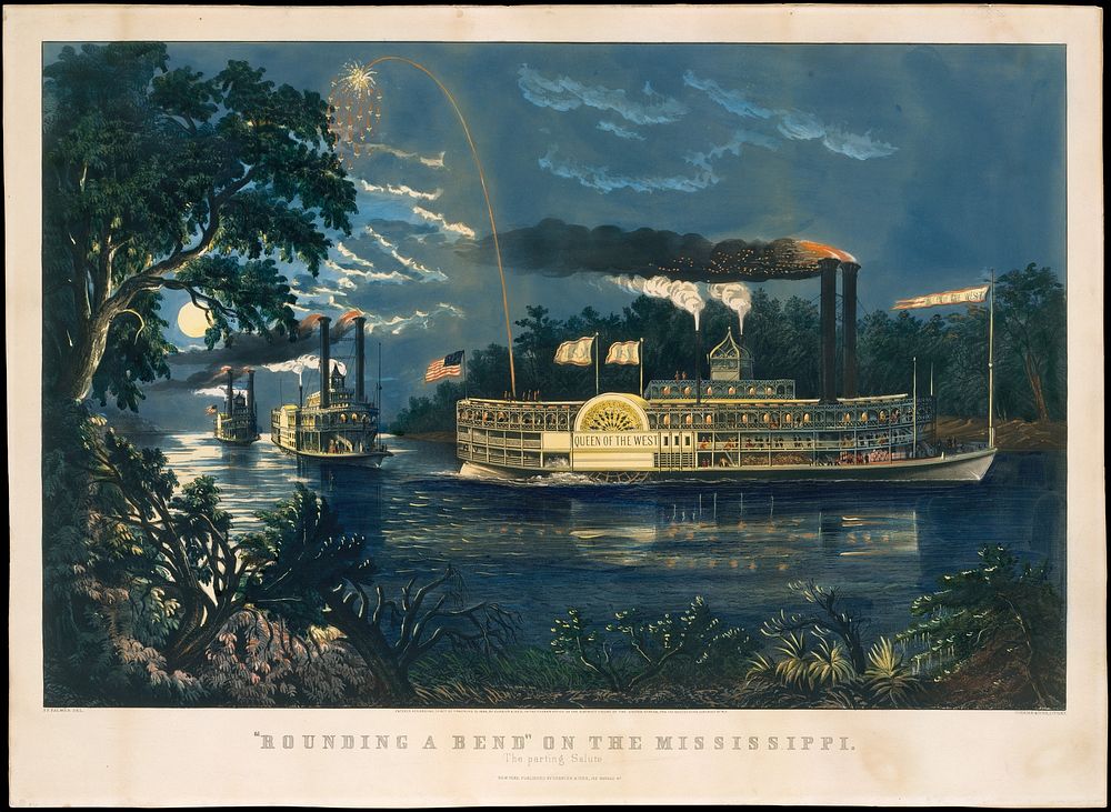 "Rounding a Bend" on the Mississippi – The Parting Salute