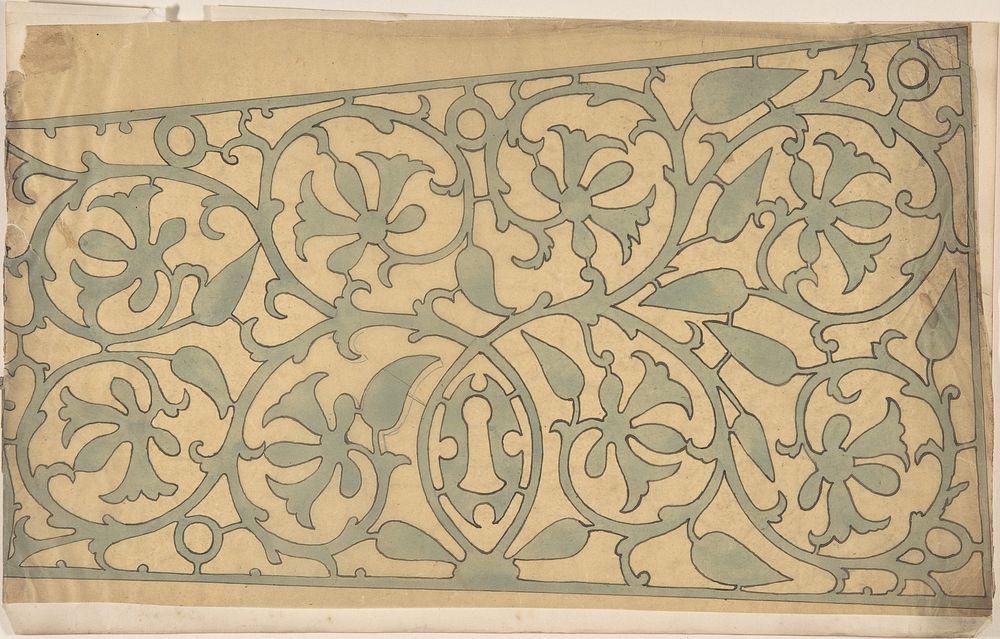 Panel of Ornament, possibly Metalwork