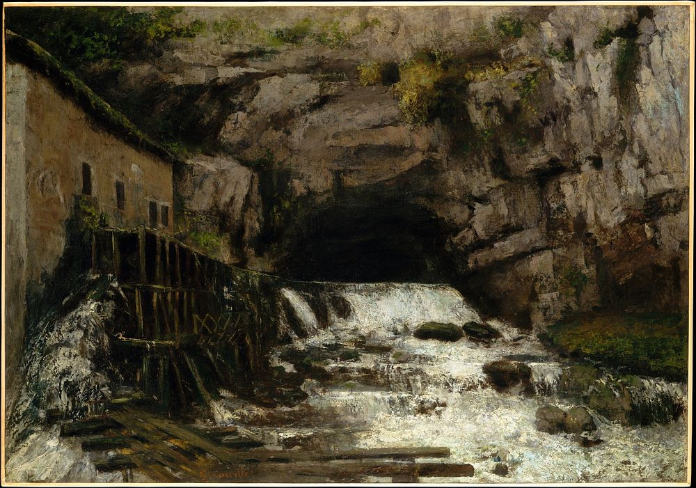 The Source of the Loue by Gustave Courbet