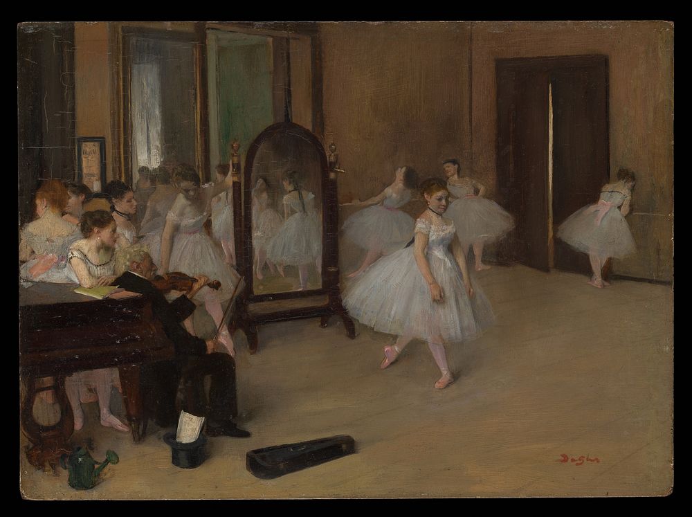 Edgar Degas's The Dancing Class by Edgar Degas