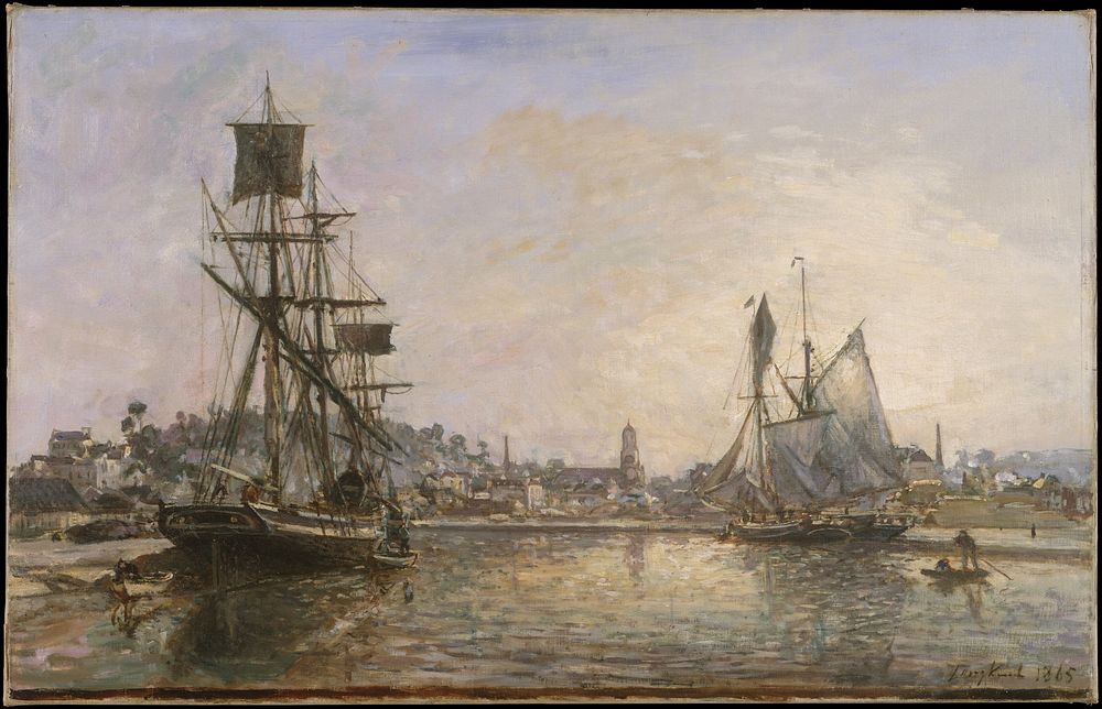 Honfleur by Johan Barthold Jongkind