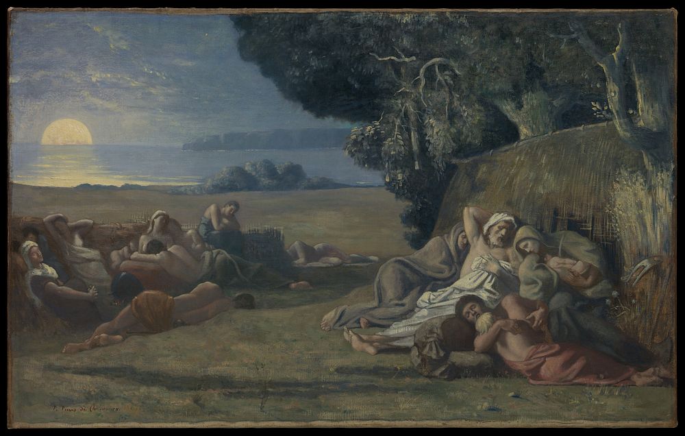 Sleep by Pierre Puvis de Chavannes