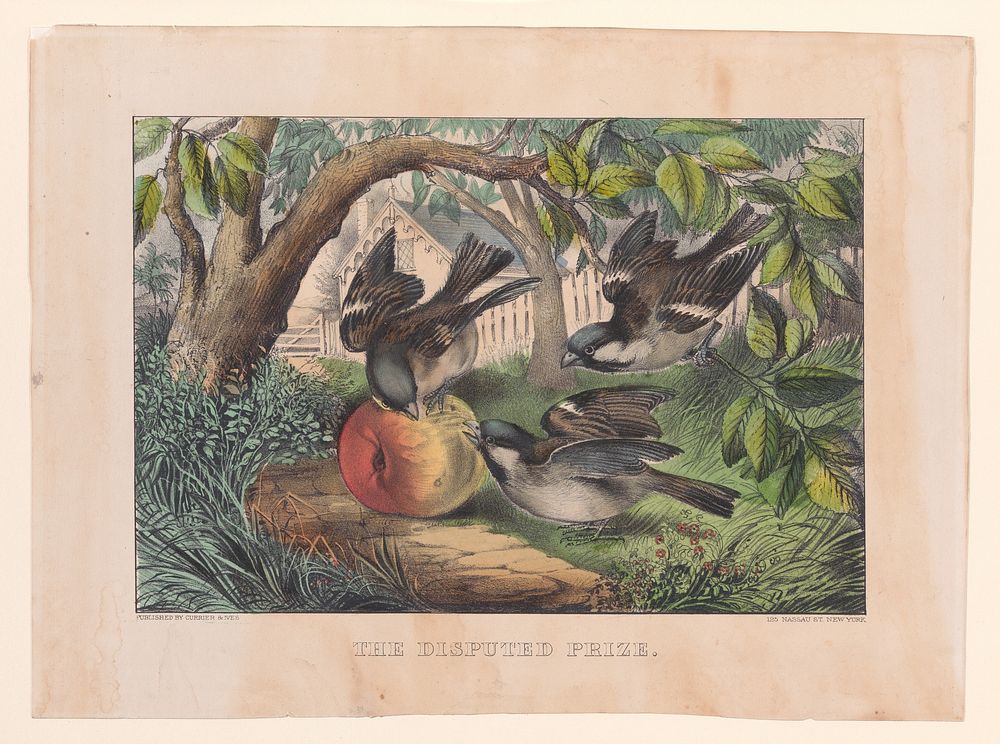 The Disputed Prize, Currier & Ives (American, active New York, 1857–1907)