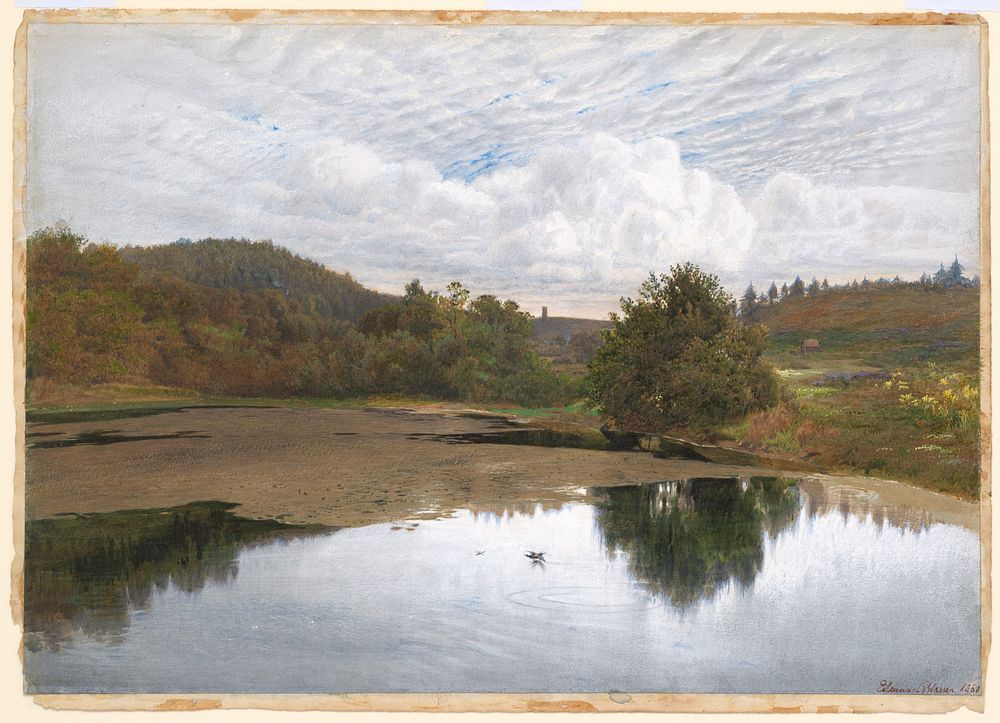 Leith Hill from Broadmoor, Surrey by Edmund George Warren (British, London 1834&ndash;1909 Edmonton)