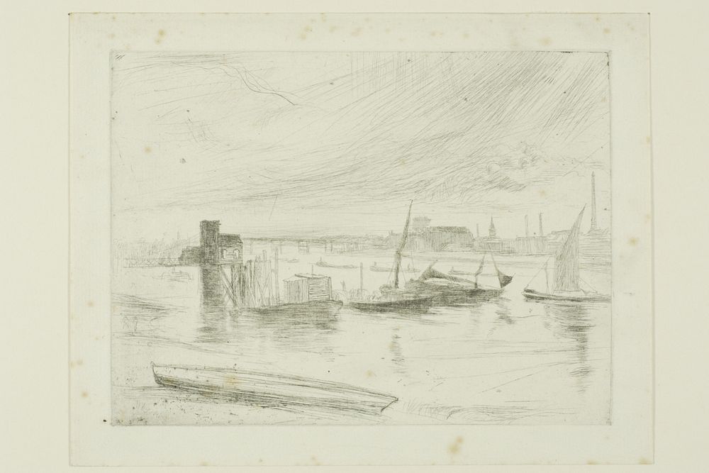 Battersea Dawn (Cadogan Pier) by James McNeill Whistler