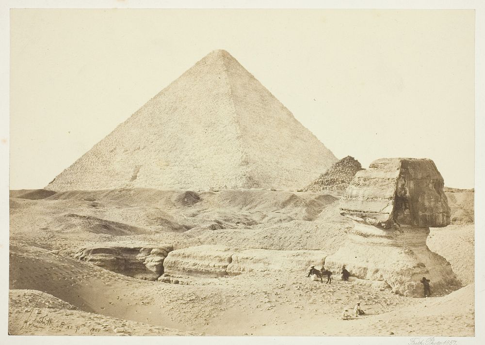 The Sphynx and Great Pyramid by Francis Frith