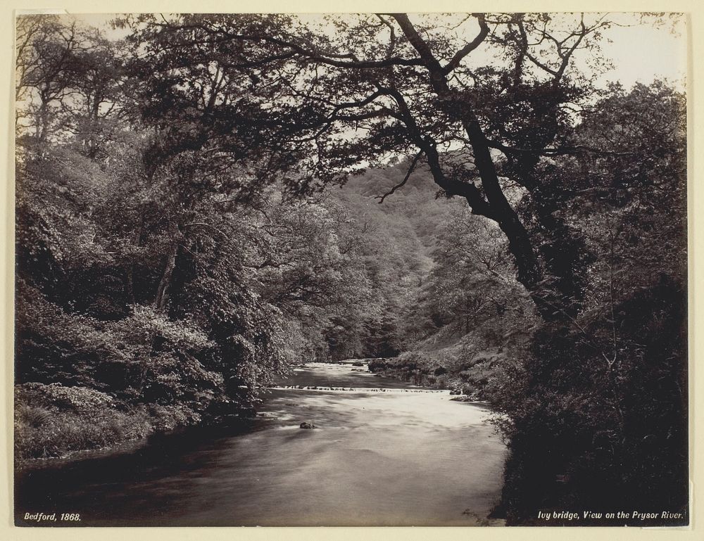 Ivy Bridge, View on the Prysor River by Francis Bedford