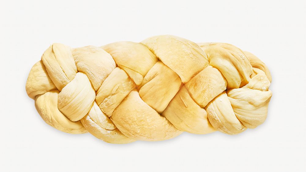 Bread image on white