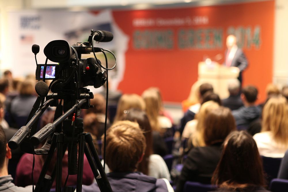 Camera recording conference