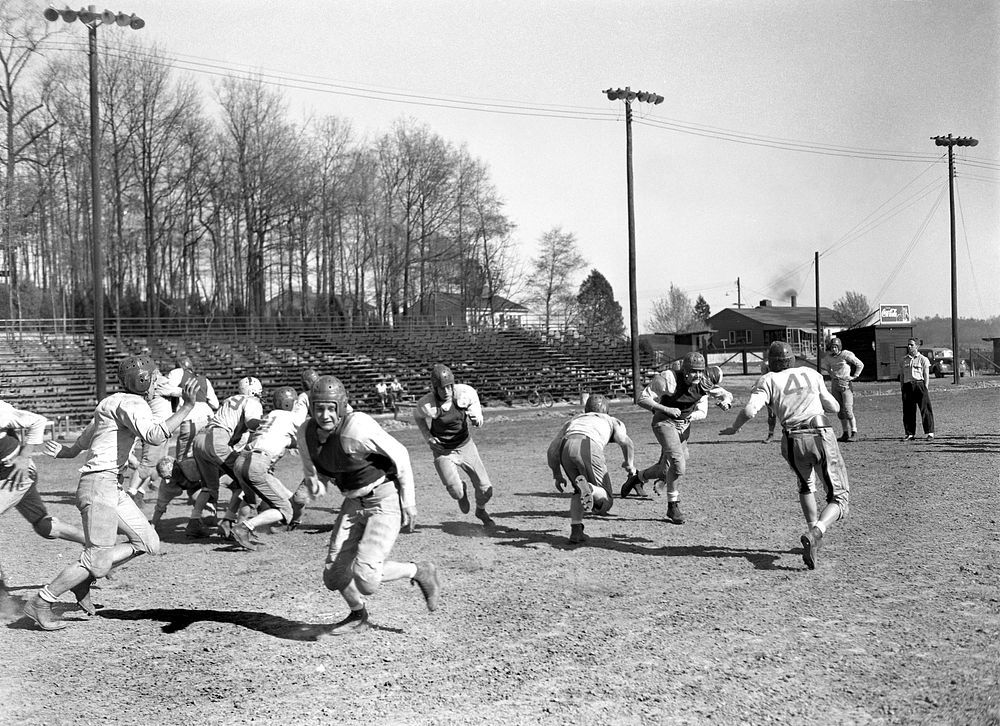 Oak Ridge High School Spring Practice 1948