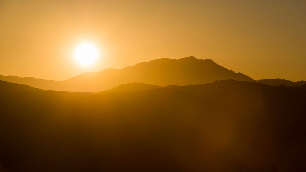Sunset of Mount San Jacinto