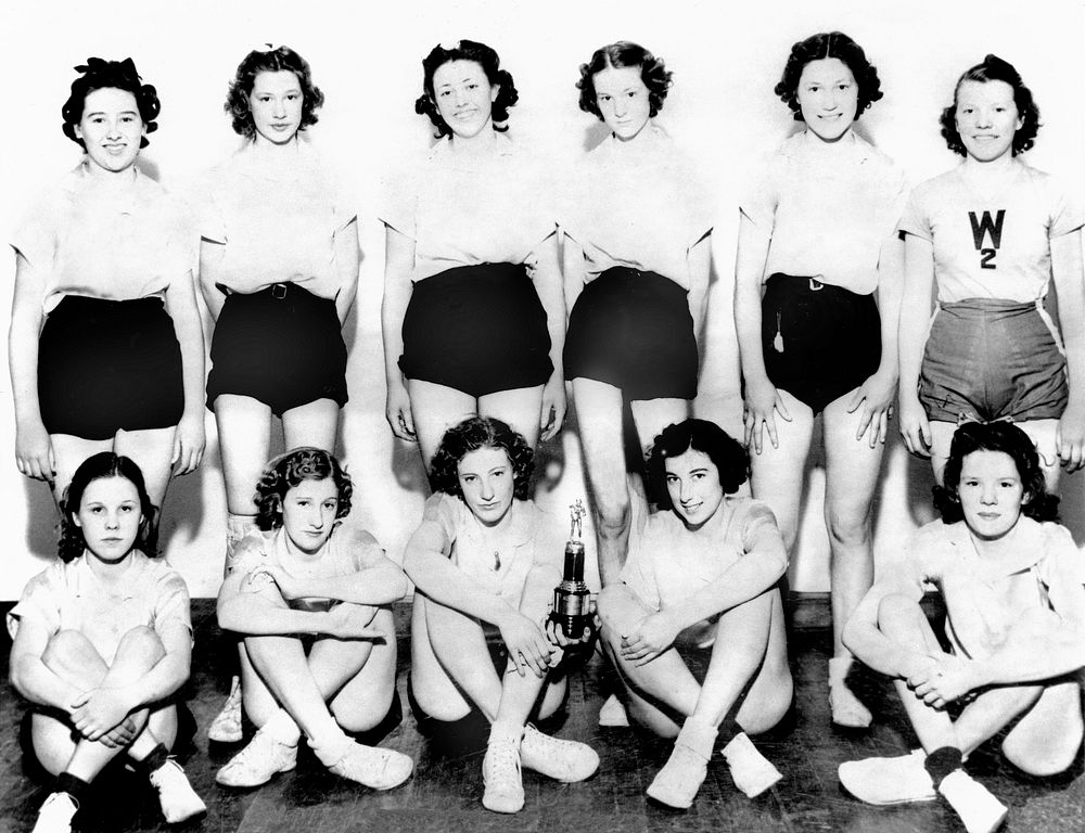Wheat School Women's Basketball team 1940