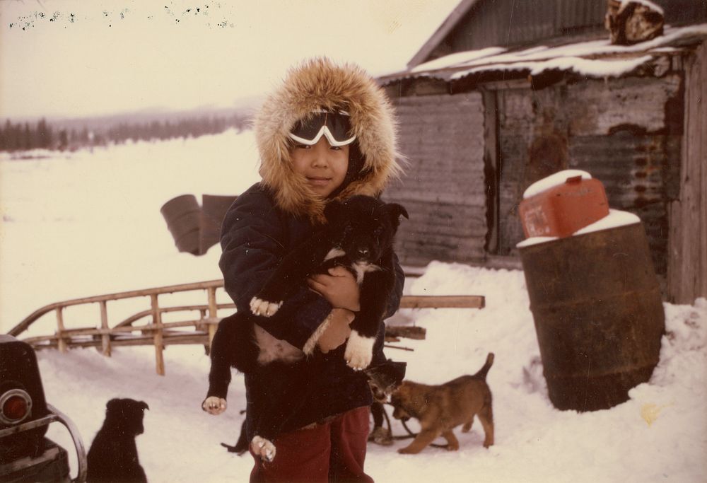 Eskimo girl Elim, Alaska. Free Photo rawpixel
