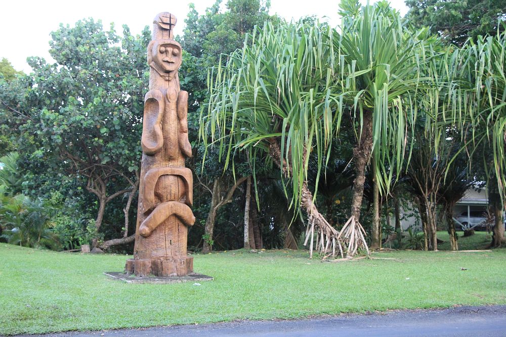 Totem pole. Original public domain image from Flickr
