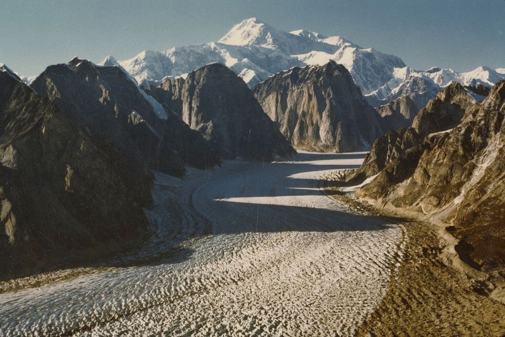Great Gorge of Ruth Glacier. Original public domain image from Flickr