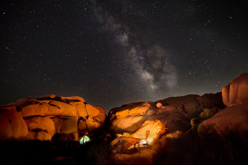 Milky Way over Jumbo Rocks Campground