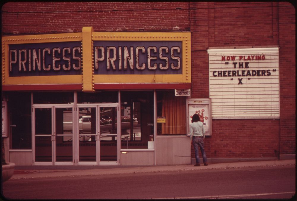 Movie Theatre 06/1973. Original public domain image from Flickr