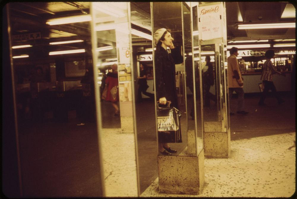 Herald Square Subway Station, 05/1973. Original public domain image from Flickr